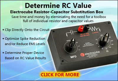 Electrocube RC Networks Capacitor-Resistor Substitution Box