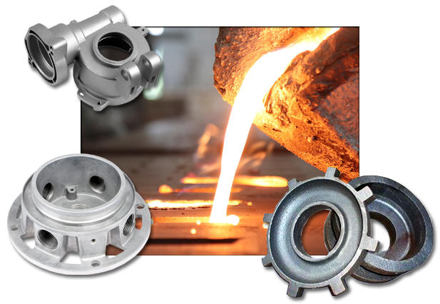 AMFAS Metal Casting Processes including Die Casting, Investment Casting and Sand Casting in stainless steel, carbon steel, aluminum, copper/brass and super alloys (Inconel)