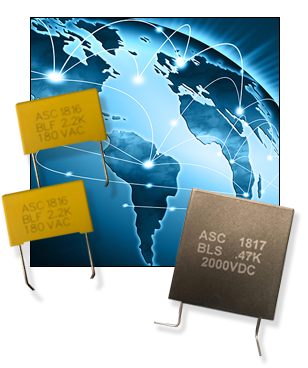 ASC Capacitors BLF (Board Level Filter) and BLS (Board Level Snubber) Capacitor Series