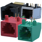 RJ45 Modular Jacks, Modular Plugs, Magnetic Jacks, Ganged Jacks, CAT6, CAT6A and RJ45 cable accessories from Adam Tech, Moxie Inductor, Novasom Industries, Silergy, Pinrex, Panduit and VPG Micro-Measurements