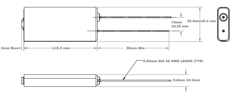 Cornell Dubilier Electronics CDE THA Thinpack Aluminum Electrolytic Capacitor and THAS Thinpack Aluminum Electrolytic Capacitor