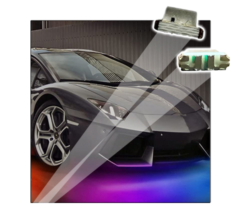 Inolux Side View RGB High Brightness SMD LED Series with PCB-type Molding