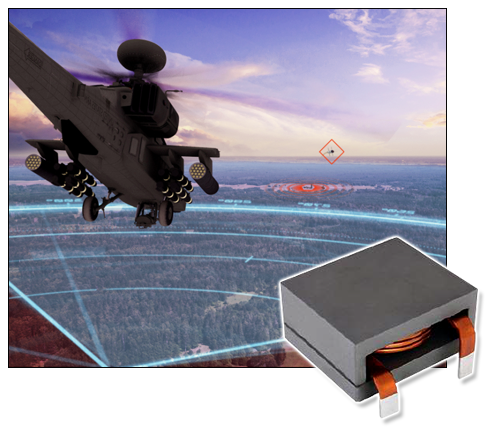 Vishay Dale IHDF-1300AE-10 Edge-Wound Ferrite Core Inductors