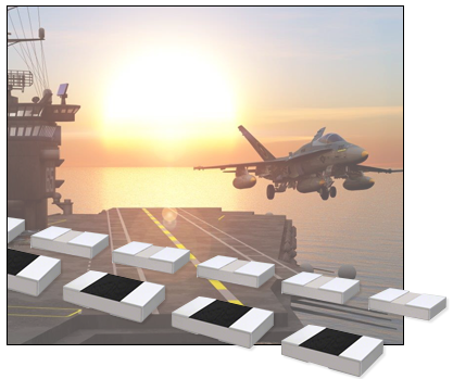 Vishay High Reliability Thin Film and Thick Film MIL-PRF-55342 Military Qualified Resistors