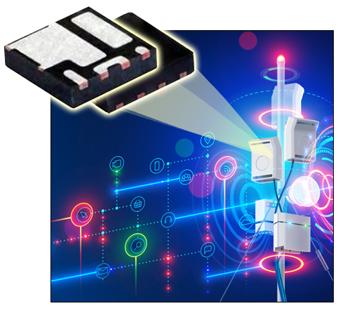 Vishay Siliconix 30V MOSFET Half-Bridge Power Stage With Integrated Schottky Diode