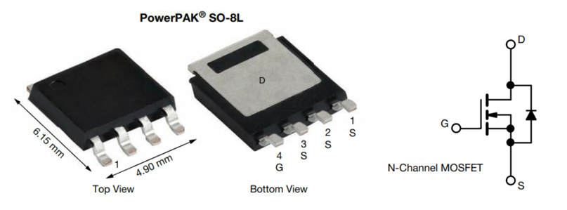 Vishay Siliconix Auto Grade SQJ152ELP TrenchFET Power MOSFETs