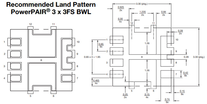 Vishay Siliconix SiZF4800LDT Power MOSFET