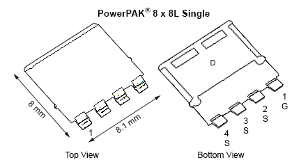 Vishay Siliconix SQJQ480E MOSFET N-Channel 80V 150A (Tc) 136W (Tc) Surface Mount PowerPAK 8 x 8