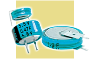 EDC and EDS series of Coin Cell style EDLC capacitors from Cornell Dubilier (CDE)