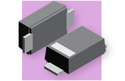Vishay Semiconductors VTVS Series of 400W TransZorb® Transient Voltage Suppressor (TVS) Diodes, from VTVS5V0ASMF to VTVS63GSMF, in the SMF Package from New Yorker Electronics