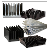 Click to view full size of image of Aluminum Extrusion Profile Heat Sink, 23-Fin, 300mm L x 107.8mm W x 34.29mm H