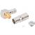 Click to view full size of image of 12G MCX RF Connector - Right Angle Crimp Plug for Belden 4855R