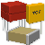 Click to view full size of image of Exxelia Eurofarad C48X Dielectic High-Power & High-Frequency Marked DIL Connection Ceramic Class I Capacitors