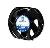 Click to view full size of image of REVERSIBLE FLOW DC FAN 12VDC 24W 120x120x38MM, DIE CAST ALUM FRAME