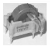 Click to view full size of image of Current Sense Transformer, 22.0mm L x 14.75mm W x 20.0mm H, Operating Frequency range: 50kHz to 500kHz