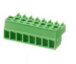 Click to view full size of image of Female socket block, Screw connection, No. of poles: 10, Width: 38.1 mm, Color: Green