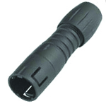 Click to view full size of image of HARSH ENVIRO MALE SNAP-LOCK CABLE CONNECTOR, 3-CONTACT