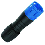 Click to view full size of image of HARSH ENVIRO MALE SNAP-LOCK CABLE CONNECTOR, 4-CONTACT